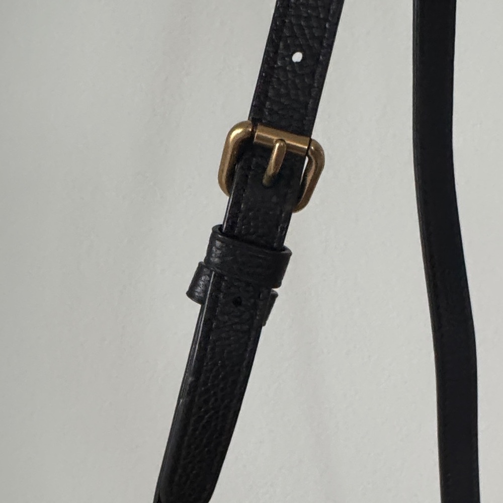 Coach NY- Black Leather Handbag- measurements 9 H x 11 W - Picture 9 of 9